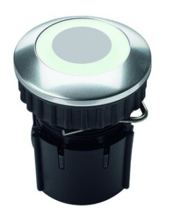 Grothe Klingeltaster LED Ring ws Edelstahl V2A PROTACT 210 LED