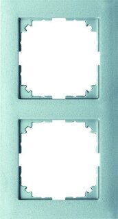 Merten Rahmen 2fach aluminium MEG4020-3660