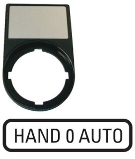 Eaton Tastenzusatzschildträger HAND 0 AUTO M22S-ST-D12