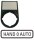 Eaton Tastenzusatzschildträger HAND 0 AUTO M22S-ST-D12