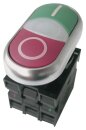 Eaton Doppeldrucktaster X1/X0/K11/230-W M22-DDL-GR #216509