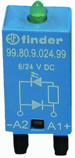 Modul,Freilaufdiode und grüne LED,6-24 V DC