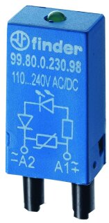 Modul,Varistor und grüne LED,110-230 V AC/DC