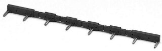 Verbindungsbrücke-schwarz,8-polig-10A-250 V,für Fassungen 95.03 und 95.05