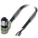 Phönix Contact Sensor-Aktor-Kabel M12 gewinkelt,4p.,5m SAC4P5,0PUR/M12FR-3L