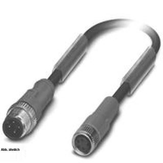 Phönix Contact Sensor-Aktor-Kabel M12-Stecker,4p. SAC4PM12MS0,6PURM8FS