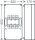 Hensel Sicherungsgehäuse 1xNH1 3p. 250A+PE+N Mi 4451