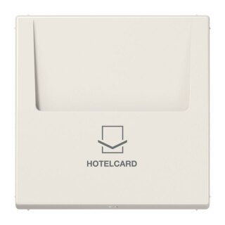 Jung Hotelcard-Schalter ws ohne Taster-Einsatz LS 590 CARD
