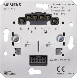 Siemens IS Jalousiesteuerungs-Einsatz SYS UP,8A,230V,50Hz 5TC1231