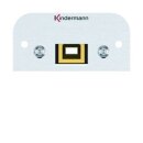 Kindermann USB B-A Buchse 7441-525 54x54 mit Kabelpeitsche