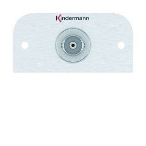 Kindermann BNC 1-fach Blende 7441-537 54x54 mit Gender Changer