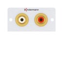 Kindermann USB CAT 5 Buchse 7444-524 50x50 mit Kabelpeitsche
