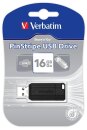 Verbatim USB-Stick 16GB schwarz Pin Stripe