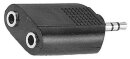 E+P Stereo-Adapter GS 16 3,5mm Stecker/2x Kupplung