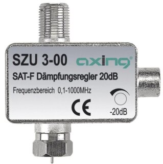 Axing SAT-Dämpfungsregler 20 dB SZU 3-00