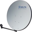 Delta SAT-Spiegel 75cm SAT 75W weiß