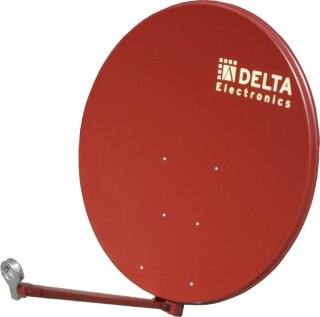 Delta SAT-Spiegel 75cm SAT 75Z ziegelrot