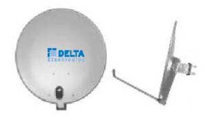 Delta SAT-Spiegel 85cm SAT 85W weiß