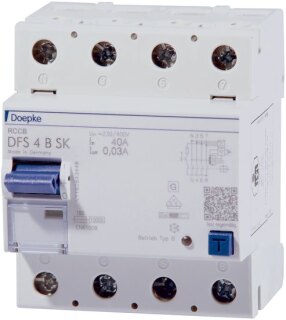 Doepke FI-Schutzsch. DFS4-080-4/0,10-BSK allstromsensitiv Typ B SK 230/400V