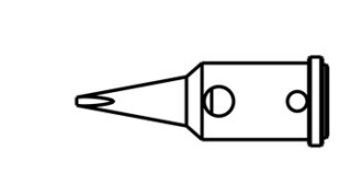 Ersa 0G072CN/SB Lötspitze 1,0mm für Independent 75 meisselförmig
