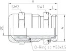 Jacob MS-Kabelverschraubung M16x1,5 PERFECT EMV 50.616 M/EMV