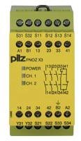 Pilz Not-Aus-Schaltgerät 24AC24DC 3n/o1n/c1so PNOZ X3 #774310