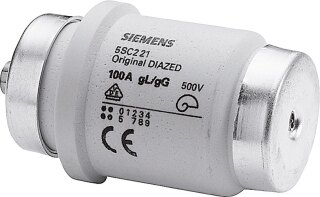 Siemens IS DIAZED-Sicherungseinsatz 500V GL/GG 80A 5SC211