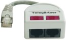 Telegärtner ISDN Modular-T-Adapter J00029A0007 mit Abschlusswiderständen