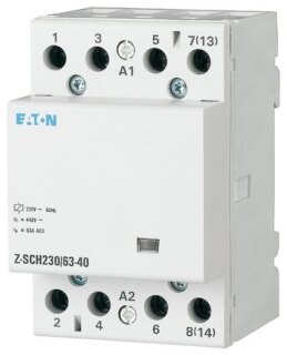 Eaton Installationsschütz 230VAC/63A/4S Z-SCH230/63-40