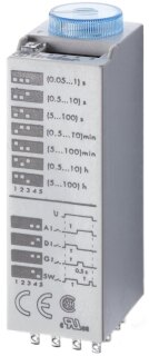 Zeitrelais-steckbar,4 Zeitfunktionen,4 Wechsler 7 A,für 24 V AC/DC