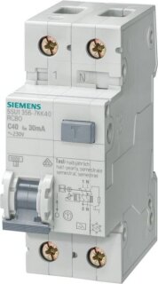 Siemens IS FI/LS-Schutzeinrichtung B,6A,1+N,30mA,6kA 5SU1356-6KK06