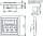 Telegärtner Modul-Aufnahme H02010A0053 3-fach 80x80 design BR alpinweiss