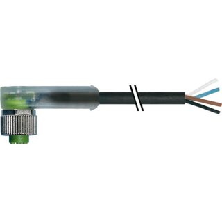 Murrelektronik Verbindungskabel M12 Buchse gew. 7000-12421-6140500 5m LED 4-pol PVC sw