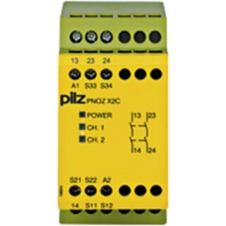 Pilz Not-Aus-Schaltgerät 24VAC/DC 2n/o PNOZ X2C #774304