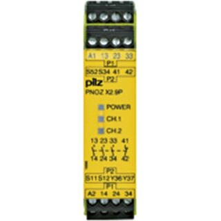 Pilz Not-Aus-Schaltgerät 24VDC 3n/o 1n/c PNOZ X2.9P #777300