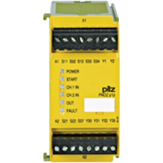 Pilz Basisgerät Mod.Sich.System 24VDC 2so PNOZ p1p #773300