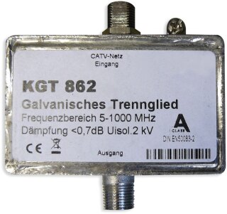 Preisner galvanisches Trennglied KGT 862