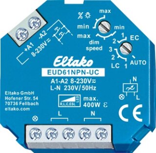 Eltako Stromstoß-Dimmschalter EUD61NPN-UC