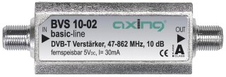 Axing DVB-T Verstärker BVS 10-02 10dB Miniatur-Inline