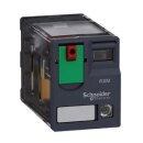 Schneider Electric Miniaturrelais 4W 6A LED 24VAC RXM4AB2B7