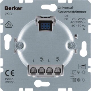 Berker UnivErsal-Serientastdimmer 2901