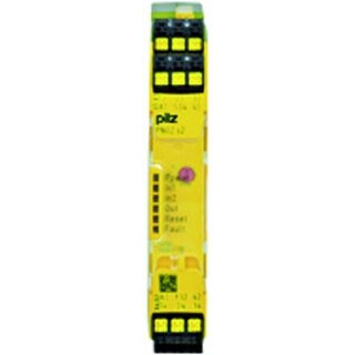 Pilz Not-Aus-Schaltgerät 24VDC 3 n/o 1 n/c PNOZ s2 C #751102