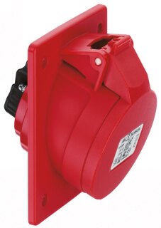 ABL Flanschdose 5p 16A F51S320 400V IP44 6h rot