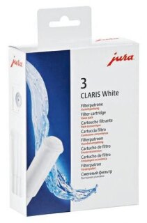 JURA Claris White 3er Set Filterpatrone 68739 weiß