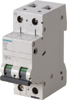 Siemens IS Leitungsschutzschalter 230V 6kA 1+N C 2A 5SL6502-7