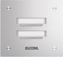 Elcom UP-Klingelplatte 2Taster,1-reihig Ed KVM-2/1