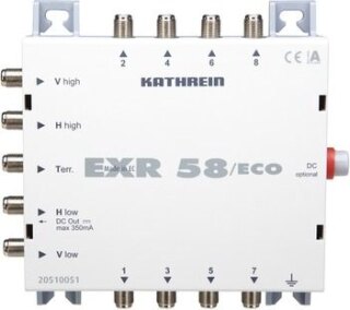 Kathrein Umschaltmatrix EXR 58/ECO 5 Eingänge 8 Ausgänge