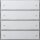 Gira KNX Tastsensor 3 Komfort 4-fach Flächenschalter Reinweiß 2034112