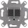 Berker Modulare UAE-Steckdose 8/8-polig geschirmt Modul-Einsätze 4588