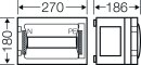 Hensel ENYSTAR-Automatengehäuse 9 Teilungseinheiten...